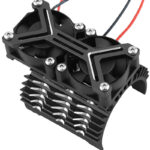 40mm Motor Heatsink+Twin 30x30mm Cooling Fan 20, 000 rpm