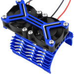 40mm Motor Heatsink+Twin 30x30mm Cooling Fan 20, 000 rpm