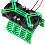 40mm Motor Heatsink+Twin 30x30mm Cooling Fan 20, 000 rpm