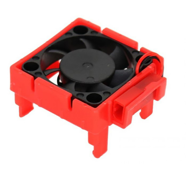 C33220RED Red Easy Install Cooling Fan Compatible with Traxxas VXL-3s ESC Systems - Image 1
