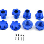 Alloy Machined 17mm Hex Hubs (4) for Traxxas Sledge & E-Revo 2.0 (2018+) 8654