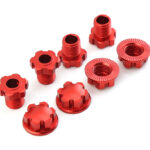 Alloy Machined 17mm Hex Hubs (4) for Traxxas Sledge & E-Revo 2.0 (2018+) 8654