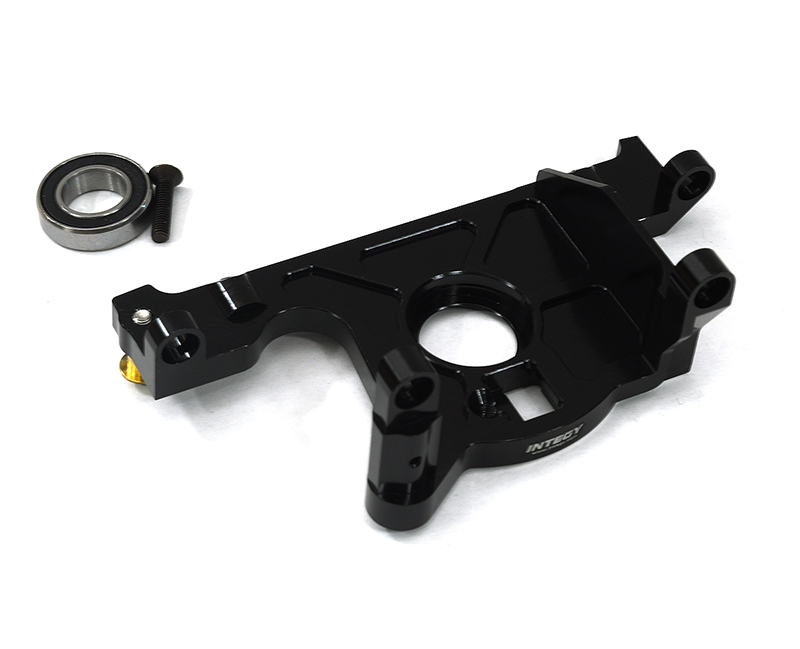 C33234BLACK Machined Alloy Motor Mount w/10x19x5 Bearing for Traxxas 1/10 Rustler 4X4 7460A - Image 1