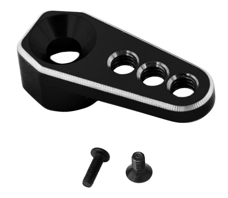 C33242BLACK Black Alloy Machined 25T Servo Horn for Traxxas 1/18 TRX-4M Scale Crawler 9734 - Image 1