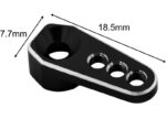 Black Alloy Machined 25T Servo Horn for Traxxas 1/18 TRX-4M Scale Crawler 9734 - Image 2