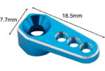 Light Blue Machined 25T Servo Horn for Traxxas 1/18 TRX-4M Scale Crawler 9734 - Image 2