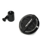 Black Billet Machined Fuel Filler Cover Upgrade for Axial SCX6 RC Crawler 250004