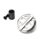Billet Machined Fuel Filler Cover Upgrade for Axial SCX6 RC Crawler 250004