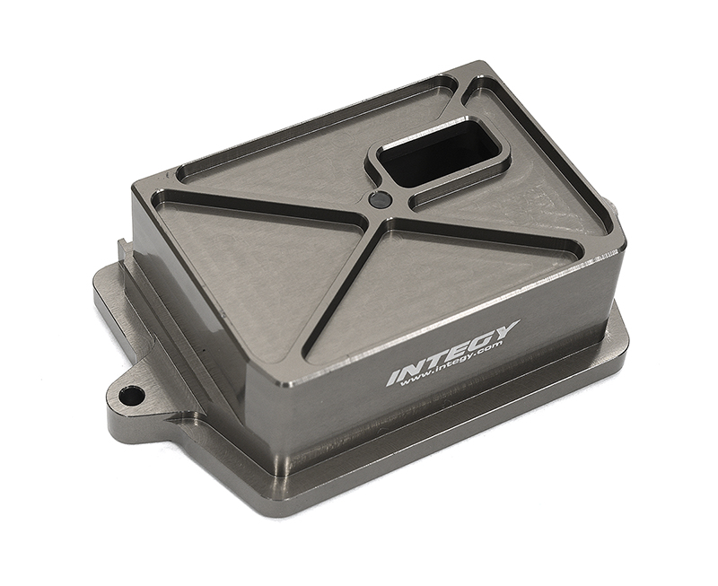 C33252GREY Billet Machined Receiver Box Enclosure Cover for Traxxas XRT & X-Maxx 7724 - Image 1