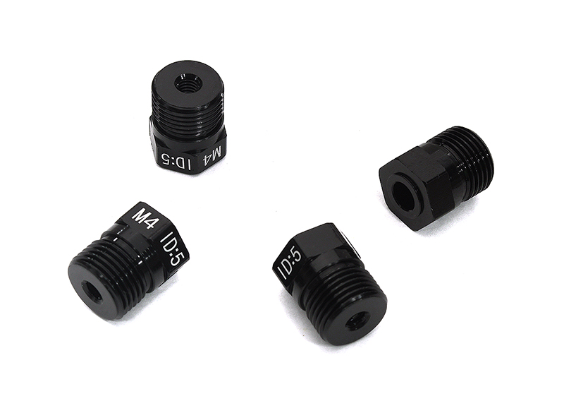C33257BLACK Type XF Adapters for C33264 & C23115 Setup Station(M4 w/5mm ID for Most VXL 4X4) - Image 1