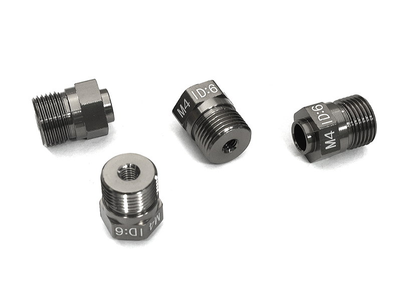 C33260GREY Type XJ Adapters for C33264 & C23115 Setup Station (M4 w/ 6mm ID for TRX-4) - Image 1