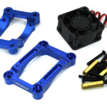 Machined Motor Mount w/ 40x40mm 17k rpm Fan for Traxxas 1/8 Sledge 4WD 9589