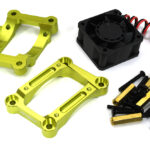 Machined Motor Mount w/ 40x40mm 17k rpm Fan for Traxxas 1/8 Sledge 4WD 9589