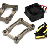Machined Motor Mount w/ 40x40mm 17k rpm Fan for Traxxas 1/8 Sledge 4WD 9589