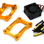 Machined Motor Mount w/ 40x40mm 17k rpm Fan for Traxxas 1/8 Sledge 4WD 9589