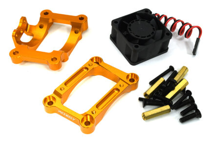 Machined Motor Mount w/ 40x40mm 17k rpm Fan for Traxxas 1/8 Sledge 4WD 9589