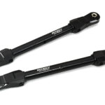 Billet Machined Black Front 120mm Toe Links (2) for Traxxas 1/8 Sledge 4WD 9549