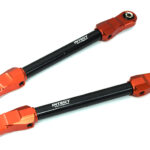 Red Billet Machined Front 120mm Toe Links (2) for Traxxas 1/8 Sledge 4WD 9549