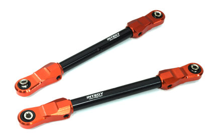 Red Billet Machined Front 120mm Toe Links (2) for Traxxas 1/8 Sledge 4WD 9549