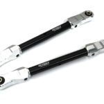 Billet Machined Silver Front 120mm Toe Links for Traxxas 1/8 Sledge 4WD 9549