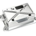 Silver Billet Machined Receiver Box Cover for Traxxas 1/8 Sledge 4WD 9624