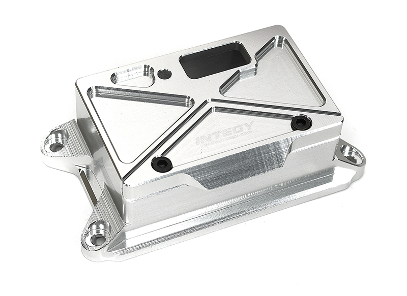 C33275SILVER Silver Billet Machined Receiver Box Cover for Traxxas 1/8 Sledge 4WD 9624 - Image 1