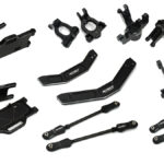 Black Billet Machined Suspension Upgrade Kit for Arrma 1/10 Kraton 4X4 4S V2 BLX