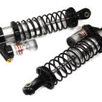 Silver Billet Machined Upgrade Piggyback Shocks Pair for Axial SCX6 Crawler