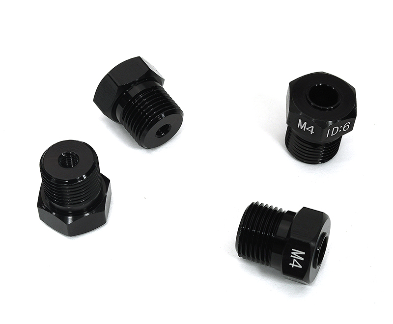 C33290BLACK Type XN Adapters for C33264 Setup Station (M4 w/ 6mm ID for Granite 4X4 3S) - Image 1