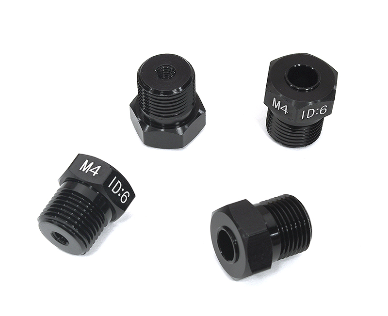 C33291BLACK Type XP Adapters for C33264 & C23115 Setup Station (M5 w/ 6mm ID for Losi LMT) - Image 1