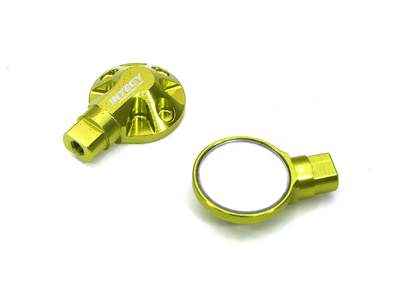 C33292GREEN Green Realistic Side Mirror Set for Losi 1/10 Lasernut U4 4WD Brushless RTR - Image 1