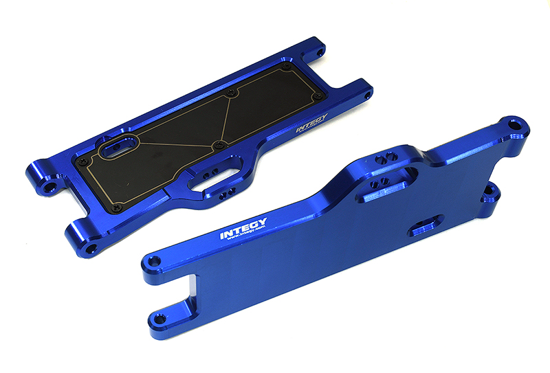 C33293BLUE Machined Front Suspension Arms for Arrma 1/10 Kraton 4X4 4S V2 BLX ARA330711 - Image 1