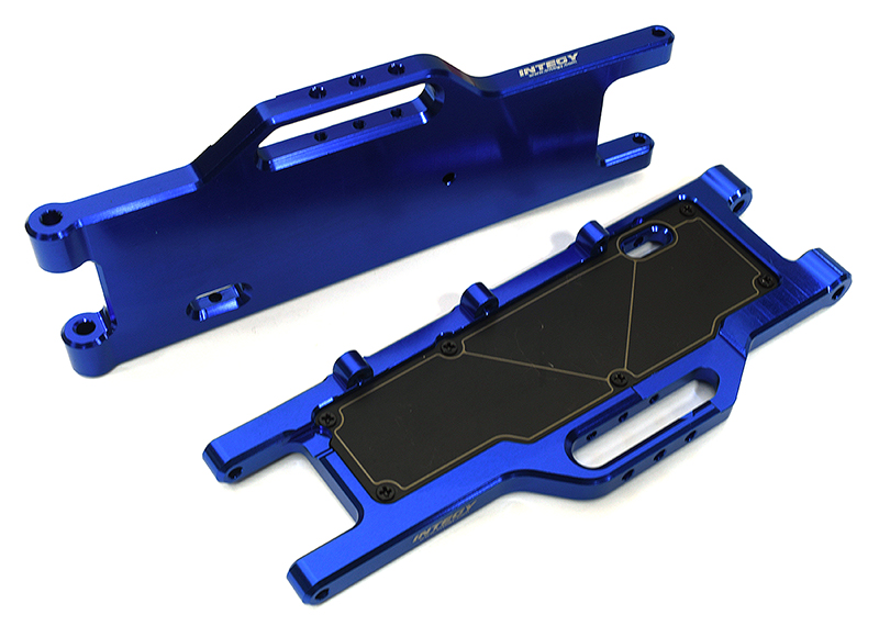 C33294BLUE Machined Rear Suspension Arms for Arrma 1/10 Kraton 4X4 4S V2 BLX ARA330710 - Image 1