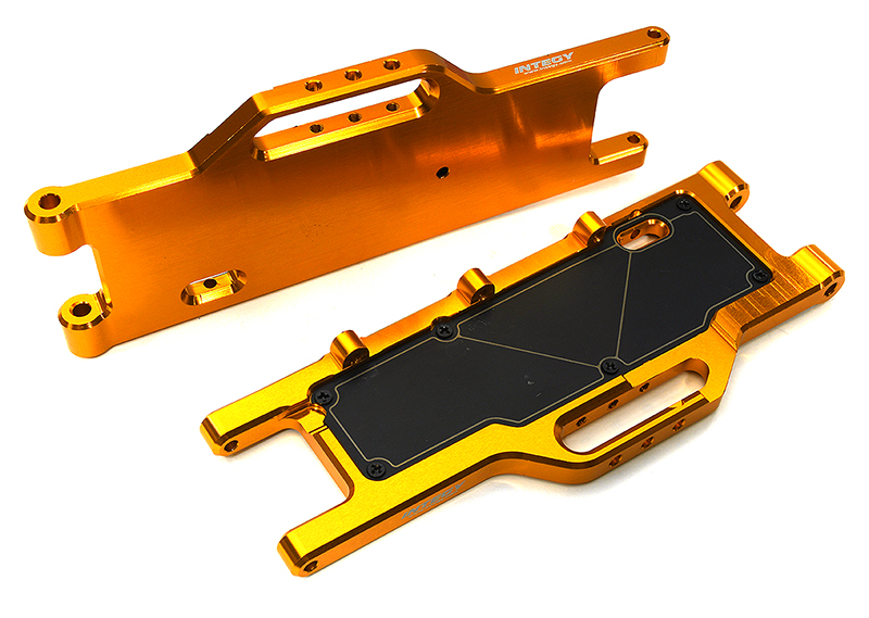 C33294ORANGE Machined Rear Suspension Arms for Arrma 1/10 Kraton 4X4 4S V2 BLX ARA330710 - Image 1