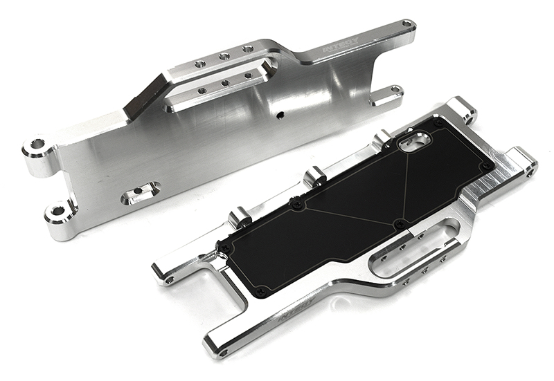 C33294SILVER Machined Rear Suspension Arms for Arrma 1/10 Kraton 4X4 4S V2 BLX ARA330710 - Image 1