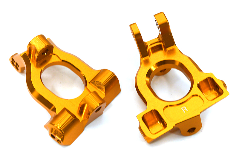 C33295ORANGE Billet Machined Caster Blocks for Arrma 1/10 Kraton 4X4 4S V2 BLX ARAC5046 - Image 1