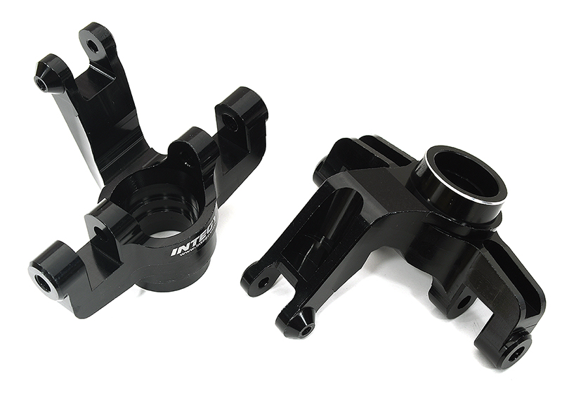 C33296BLACK Machined Aluminum Steering Knuckles for Arrma 1/10 Kraton 4X4 4S V2 BLX ARAC9356 - Image 1