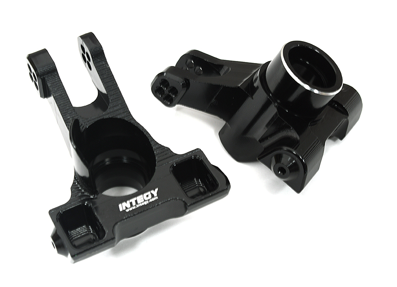 C33297BLACK Billet Machined Rear Hub Carriers for Arrma 1/10 Kraton 4X4 4S V2 BLX ARAC5043 - Image 1