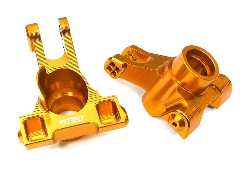 C33297ORANGE Billet Machined Rear Hub Carriers for Arrma 1/10 Kraton 4X4 4S V2 BLX ARAC5043 - Image 1