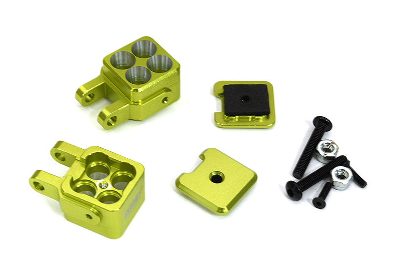 C33309GREEN Billet Machined Spot LED Light Pod Housings for Losi 1/10 Lasernut U4 4WD RTR - Image 1