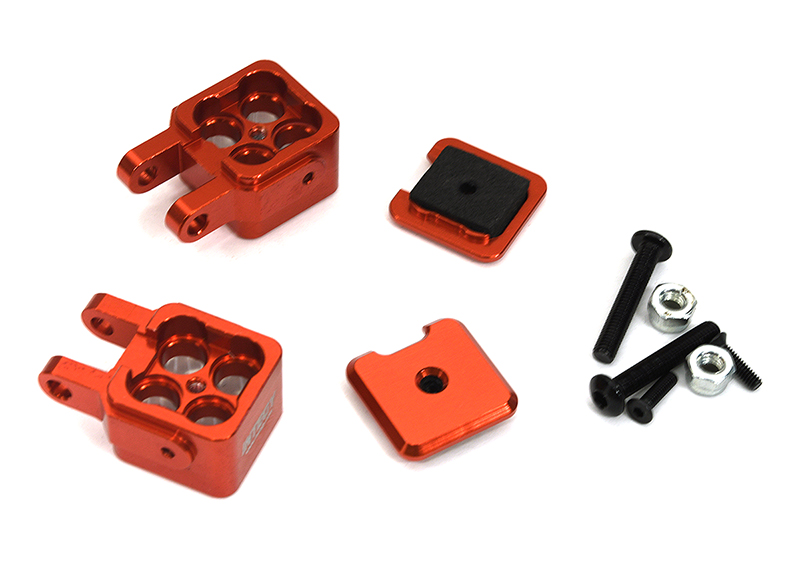 C33309RED Billet Machined Spot LED Light Pod Housings for Losi 1/10 Lasernut U4 4WD RTR - Image 1