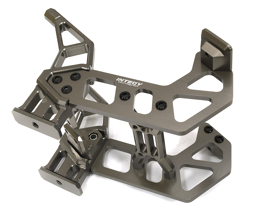 C33311GREY Wing Mount Set & Diffuser Supports for Arrma 1/7 Limitless ARA320519 ARA320526 - Image 1