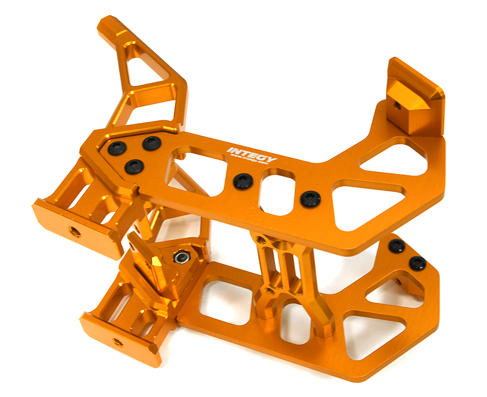 C33311ORANGE Wing Mount Set & Diffuser Supports for Arrma 1/7 Limitless ARA320519 ARA320526 - Image 1