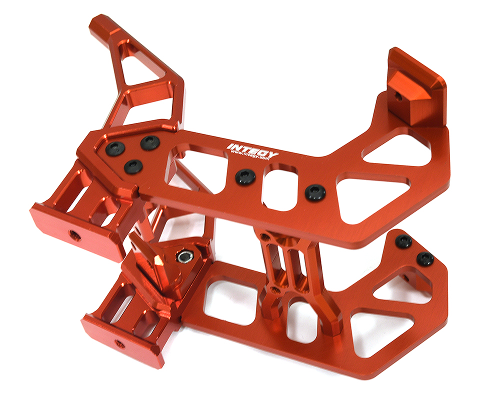 C33311RED Wing Mount Set & Diffuser Supports for Arrma 1/7 Limitless ARA320519 ARA320526 - Image 1