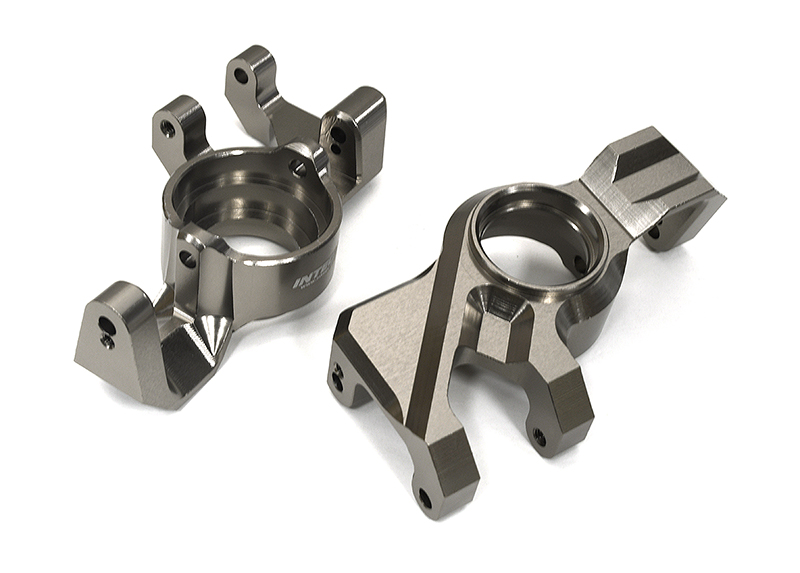 C33316GREY Billet Machined Front Steering Knuckles for Traxxas XRT 7836 - Image 1