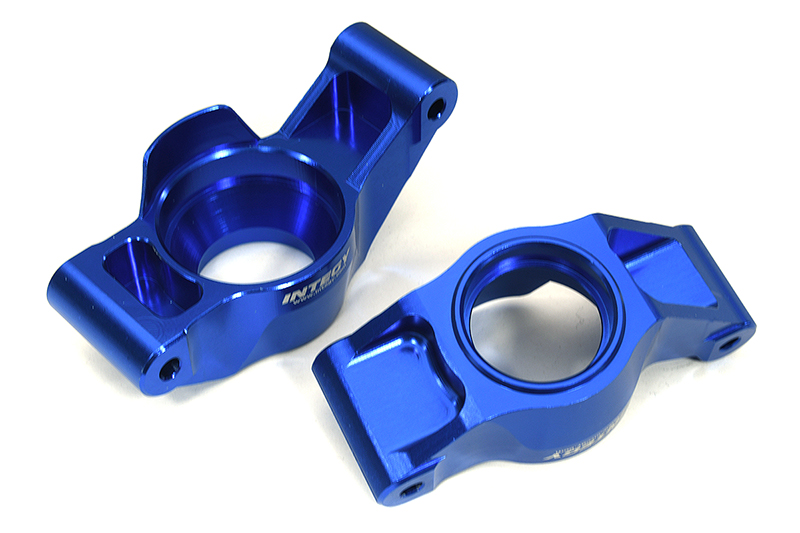 C33317BLUE Billet Machined Rear Hub Carriers for Traxxas XRT Req. 20x32x7mm Bearings 7852 - Image 1