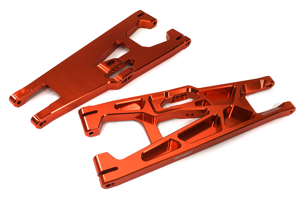 C33319RED Billet Machined Lower Suspension Arms for Traxxas XRT 7893 7894 - Image 1