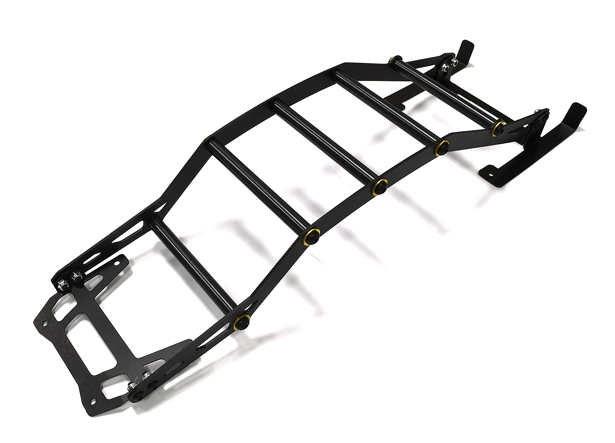 C33324BLACK Alloy Metal Exo-Skeleton Body Roll Cage Kit for Traxxas 1/10 Hoss 4X4 9011 - Image 1