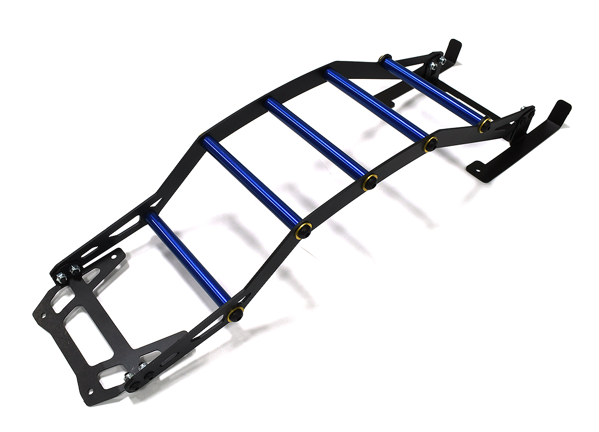 C33324BLUE Alloy Metal Exo-Skeleton Body Roll Cage Kit for Traxxas 1/10 Hoss 4X4 9011 - Image 1
