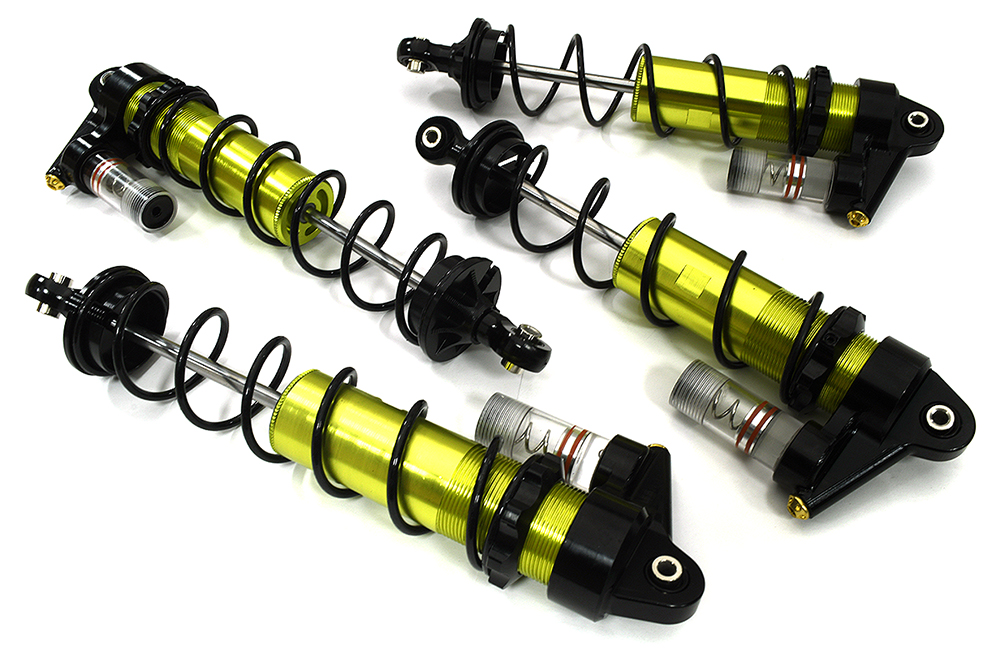 C33328GREEN Piggyback Shock Set (4) for Arrma 1/5 Kraton 4X4 8S BLX ARA330609 ARA330610 - Image 1